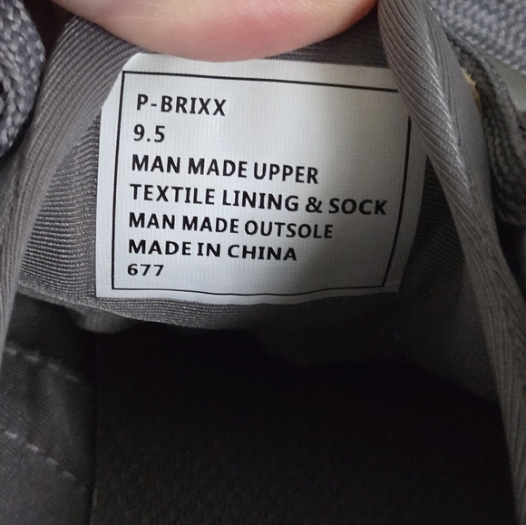 Steve Madden P-brixx Men's 9.5 Grey And Brown Sneakers (Shoes) Excellent Con. - Picture 11 of 13